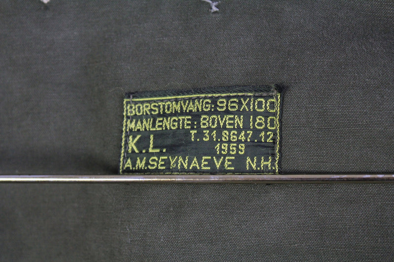 Vintage Belgian Army Military Suit XLarge