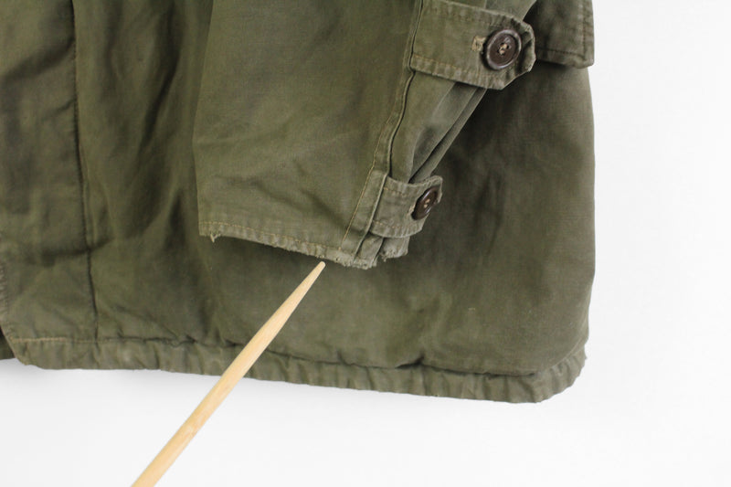 Vintage Belgian Army Military Jacket XLarge