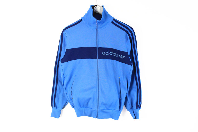 Vintage Adidas Track Jacket XSmall blue full zip windbreaker made in Yugoslavia
