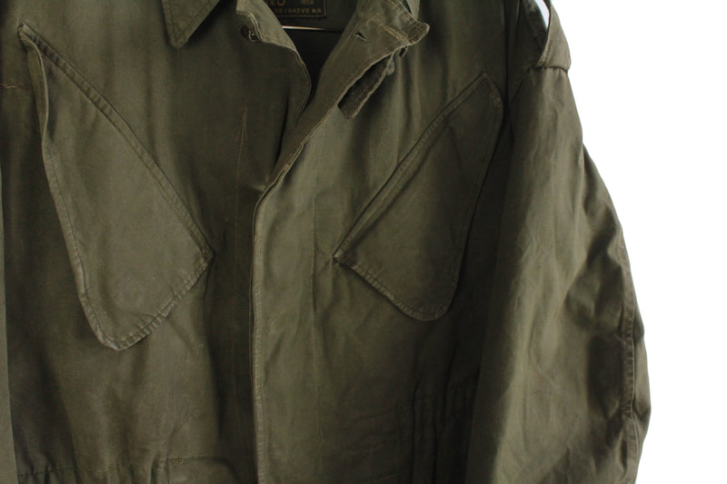 Vintage Belgian Army Military Jacket XLarge
