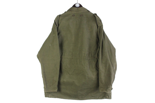 Vintage Belgian Army Military Jacket XLarge