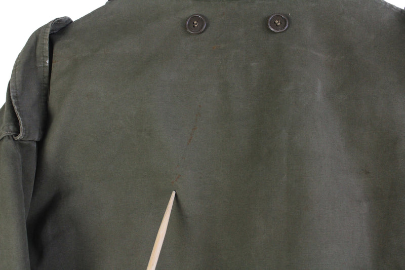 Vintage Belgian Army Military Jacket XLarge