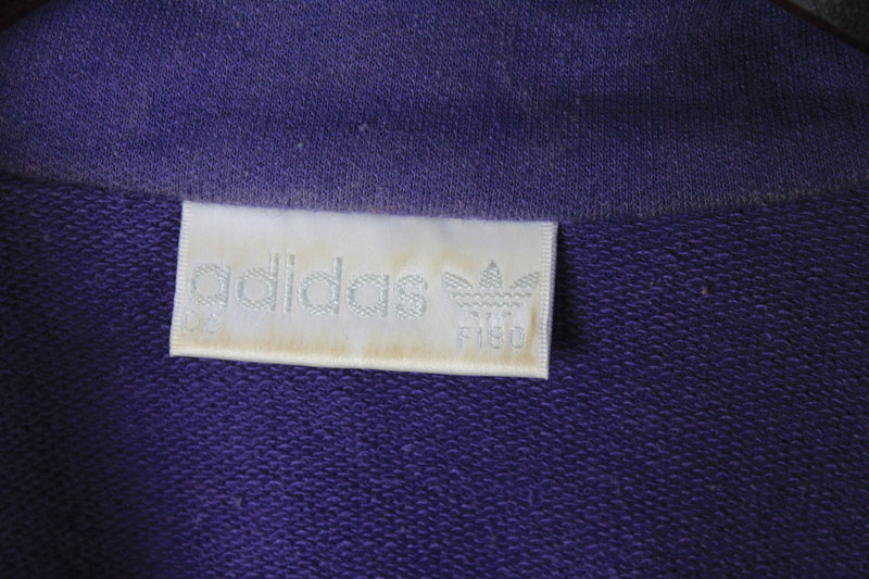 Vintage Adidas Sweatshirt Full Zip Women’s Medium / Large