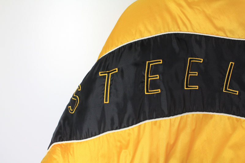 Vintage Steelers Pittsburgh Pro Player Jacket Double Sided XXLarge