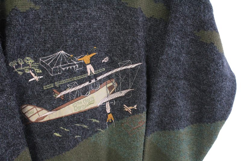 Vintage Wings Sweater Large