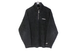 Vintage O’Neill Fleece Large 1/4 zip black 90s retro sweater jumper