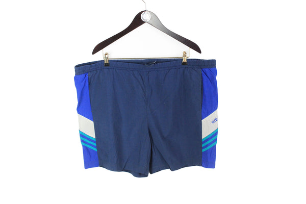 Vintage Adidas Shorts XXLarge navy blue 90's sport style shorts