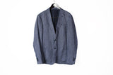 Z Zegna Blazer XLarge blue classic two buttons authentic jacket