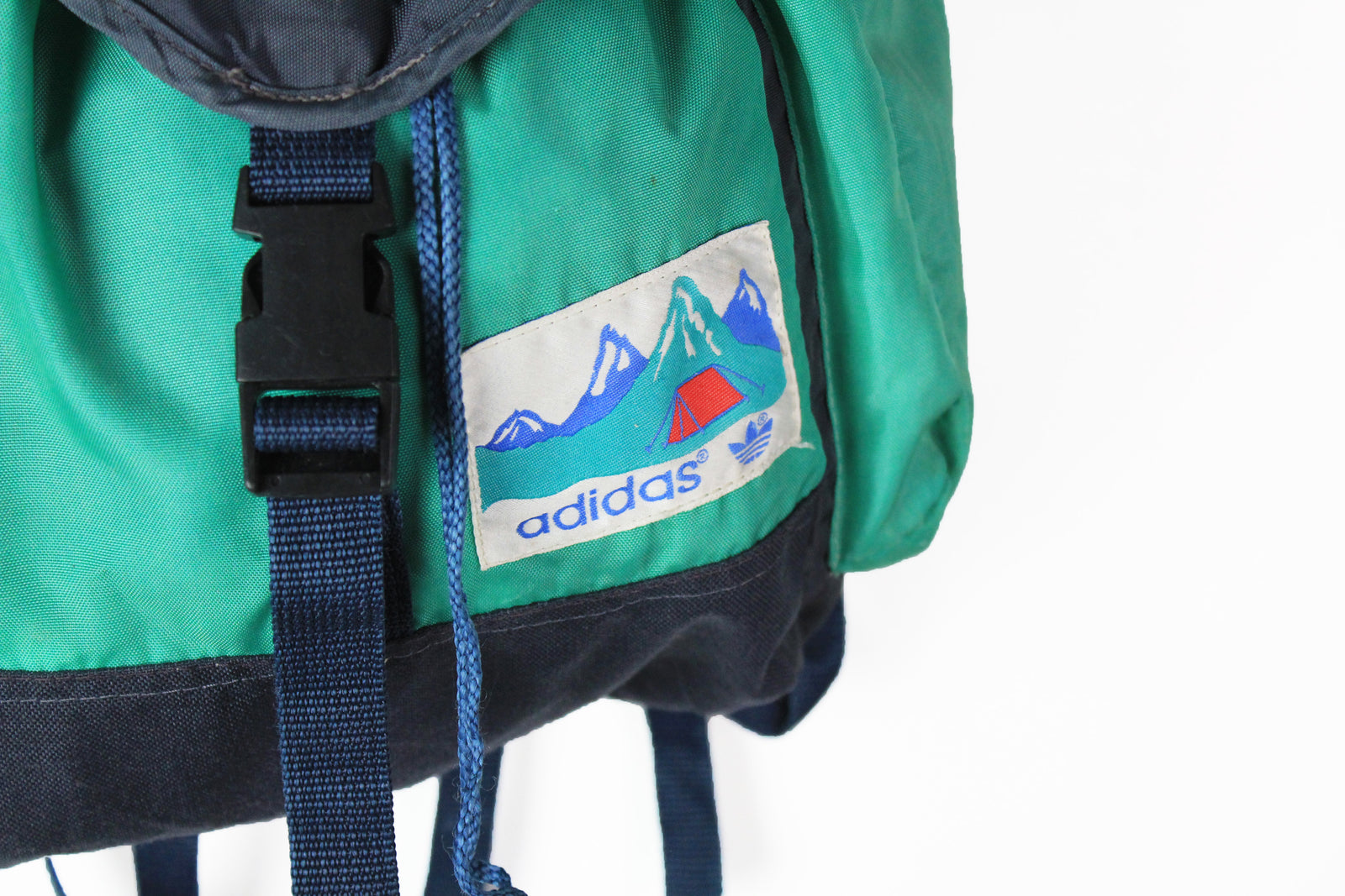 adidas backpack blue green Vintage Adidas Backpack – dla dushy