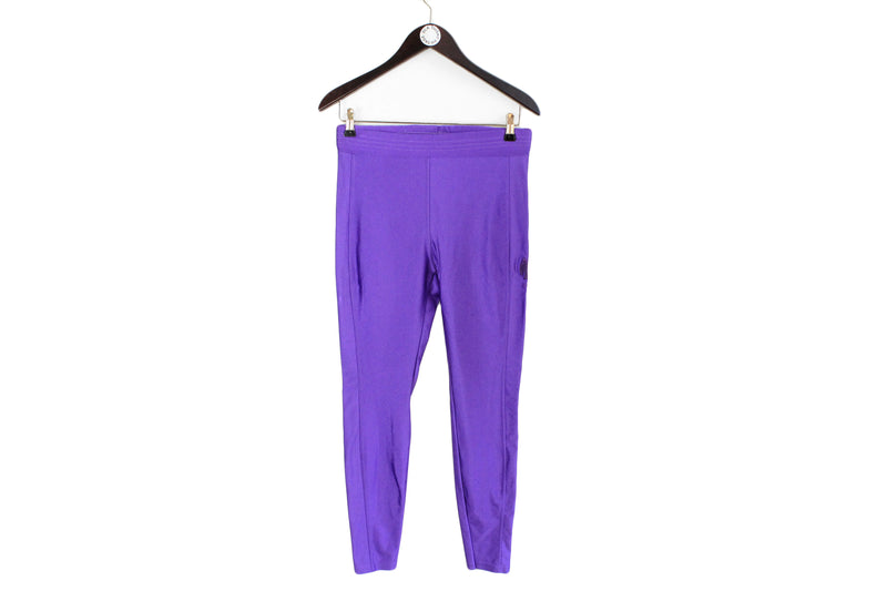 Vintage Adidas Leggings Women's Large purple 90's sport style pants 