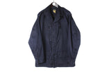 Vintage A.P.C Jacket Large navy blue 90s retro classic parka coat cotton windbreaker light wear made in France