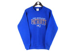 Vintage Patriots New England Sweatshirt Medium NFL Football crewneck 90s retro style jumper big logo sport USA jumper