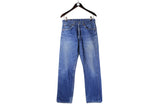 Vintage Levi's 501 Jeans W 33 L 32 Blue denim pants 90s retro made in USA 