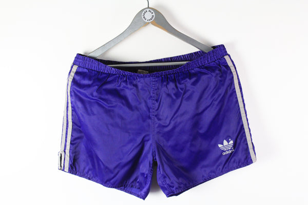 Vintage Adidas Shorts Medium / Large purple 80s sport running shorts