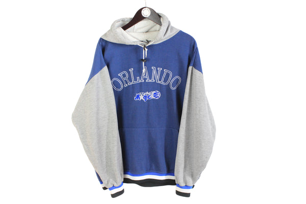 Vintage Orlando Magic Hoodie XLarge USA Basketball oversize 90's sport style hooded jumper