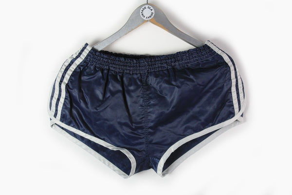 Vintage Adidas Shorts Small made in West Germany navy blue shorts