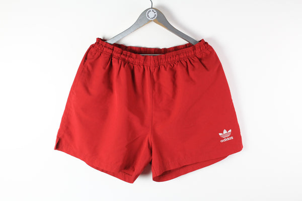Vintage Adidas Shorts Large red 90s sport shorts