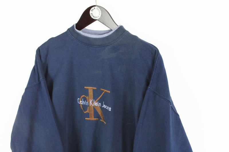 Vintage Calvin Klein Bootleg Sweatshirt XLarge / XXLarge