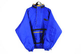 Vintage Reebok Anorak Jacket XLarge extreme wear 90s sport style blue