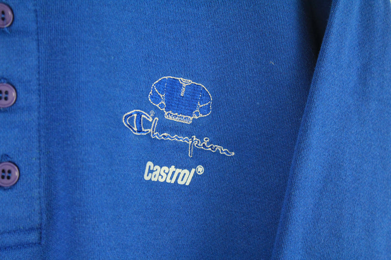 Vintage Champion Castrol Racing Sweatshirt Medium