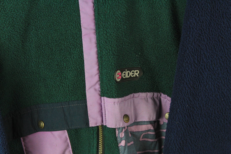 Vintage Eider Fleece Full Zip Large