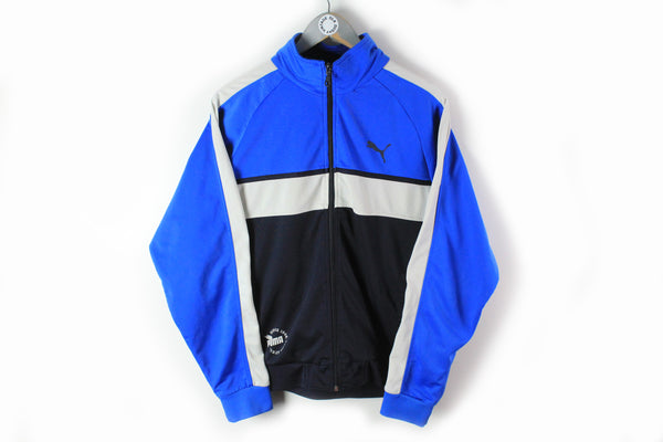 Vintage Puma Track Jacket Small blue 90s sport jacket
