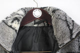 Vintage Wolf Fleece Full Zip Large