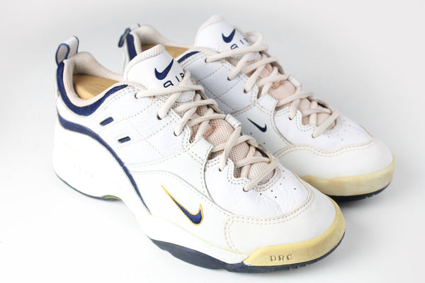  Vintage Nike Sneakers Women's US 7 Air Tennis DRC court style 90s retro sport trainers shoes