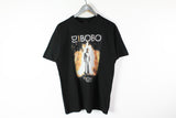Vintage DJ Bobo 02/03 Tour T-Shirt Large / XLarge black big logo 00s music tee