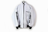 BRAWN GP Racing Jacket Small Formula 1 F1 collection white big logo jacket