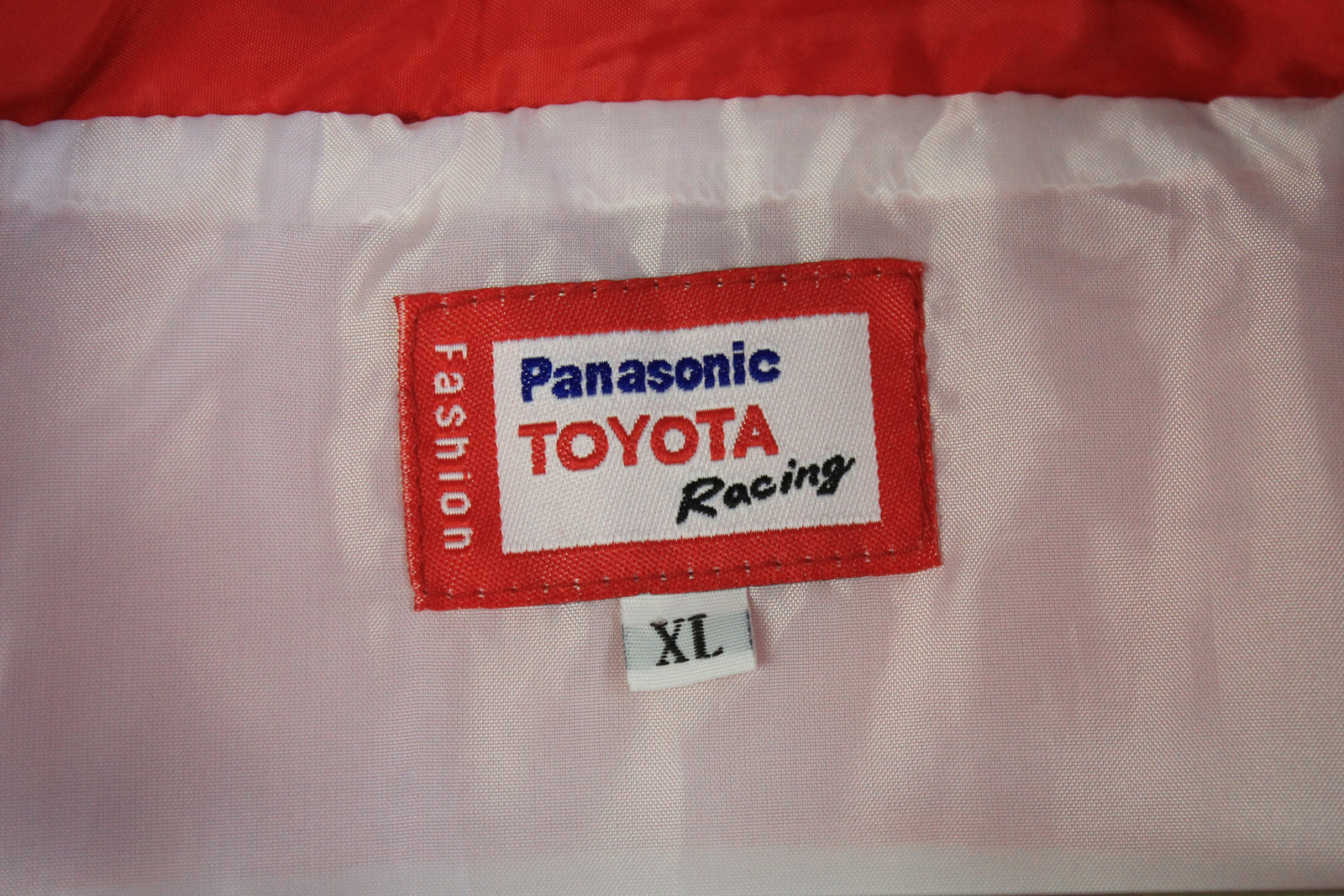 Vintage Panasonic Toyota Racing Jacket XLarge – dla dushy