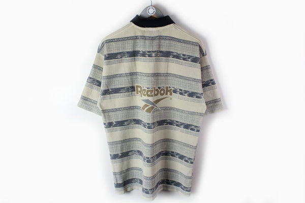 Vintage Reebok Polo T-Shirt XLarge