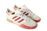 Vintage Adidas Sneakers US 7 gray indoor retro sport style 90s trainers squash shoes