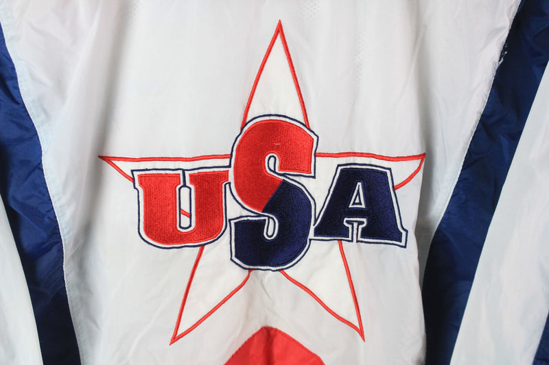 Vintage Atlanta 1996 Olympic Games USA Team Starter Track Jacket Medium