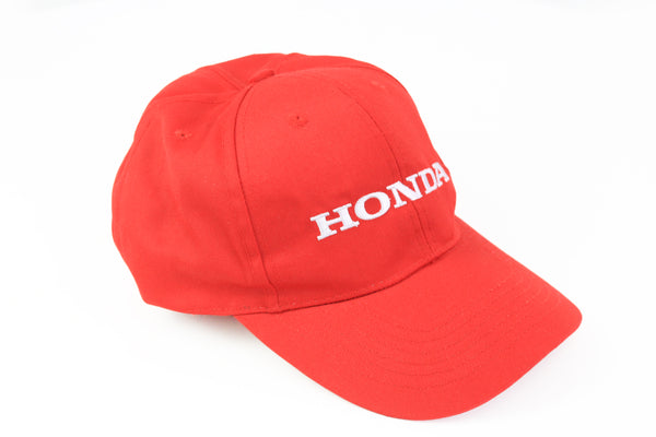 Vintage Honda Cap red big logo 90s racinga hat