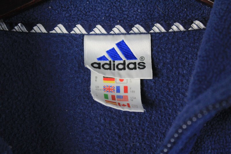 Vintage Adidas Fleece 1/4 Zip Large