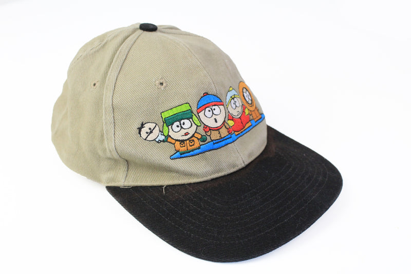 Vintage South Park 1999 Cap black gray 90s big logo retro Comedy Central hat