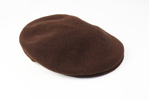 Vintage Kangol Newsboy Cap brown hat