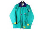 Vintage Michael Schumacher Dekra Jacket Medium green big logo 90s racing Ferrari Formula 1 F1 windbreaker