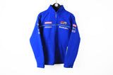 Vintage Suzuki Jacket Large motor team wear racing formula 1 90's 80's style race big logo patch