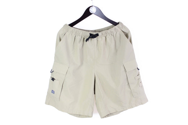Vintage Nike ACG Shorts Large beige 00s outdoor gray 