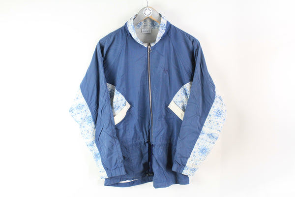 Vintage Sergio Tacchini Track Jacket XSmall / Small blue 90s windbreaker jacket