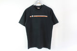 Vintage Nike T-Shirt Medium / Large black 90s sport big logo tee