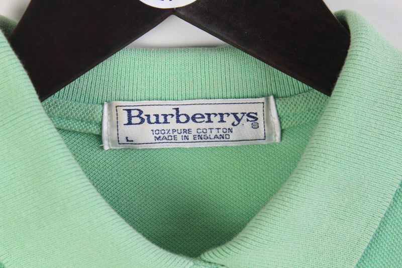 Vintage Burberrys Polo T-Shirt Medium / Large