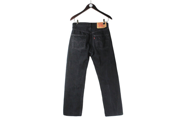 Vintage Levi's Jeans W 29 L 34 black 90s retro 90s USA denim pants