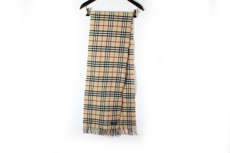 Burberry Nova Check Scarf wool authentic casual luxury scarf