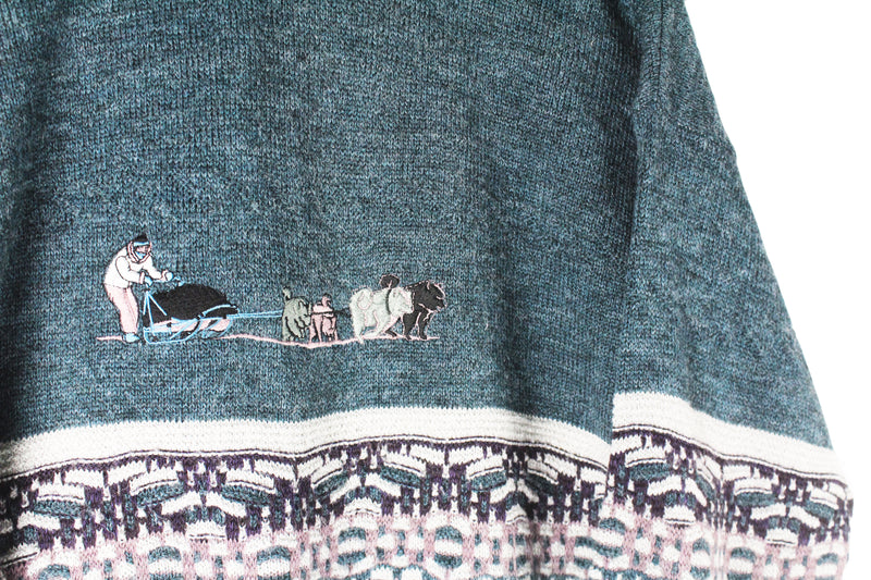 Vintage Dog Sweater Small