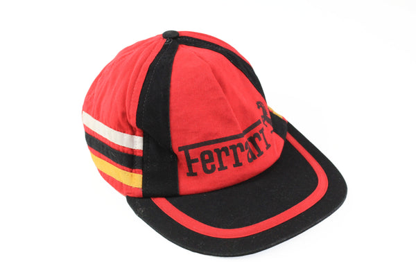 Vintage Ferrari Cap big logo red 90's Formula 1 racing hat