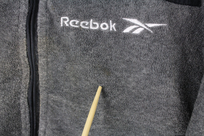 Vintage Reebok Fleece Full Zip Medium