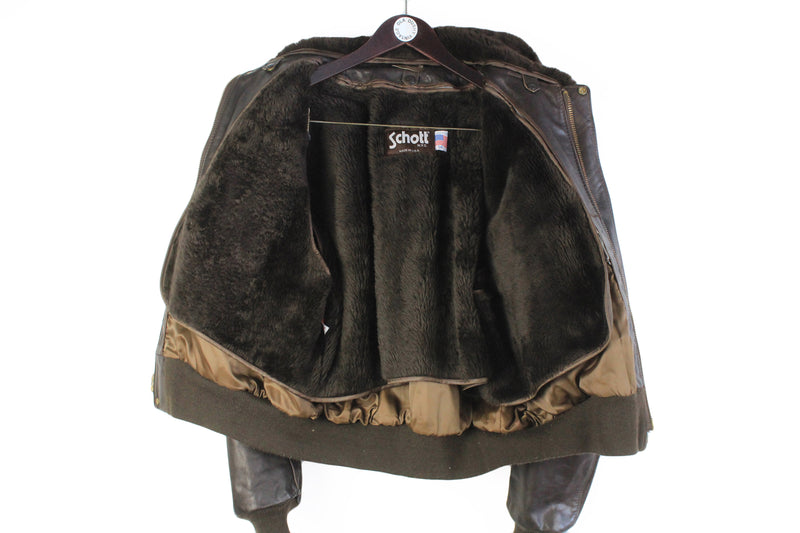 Schott Leather Jacket XLarge / XXLarge